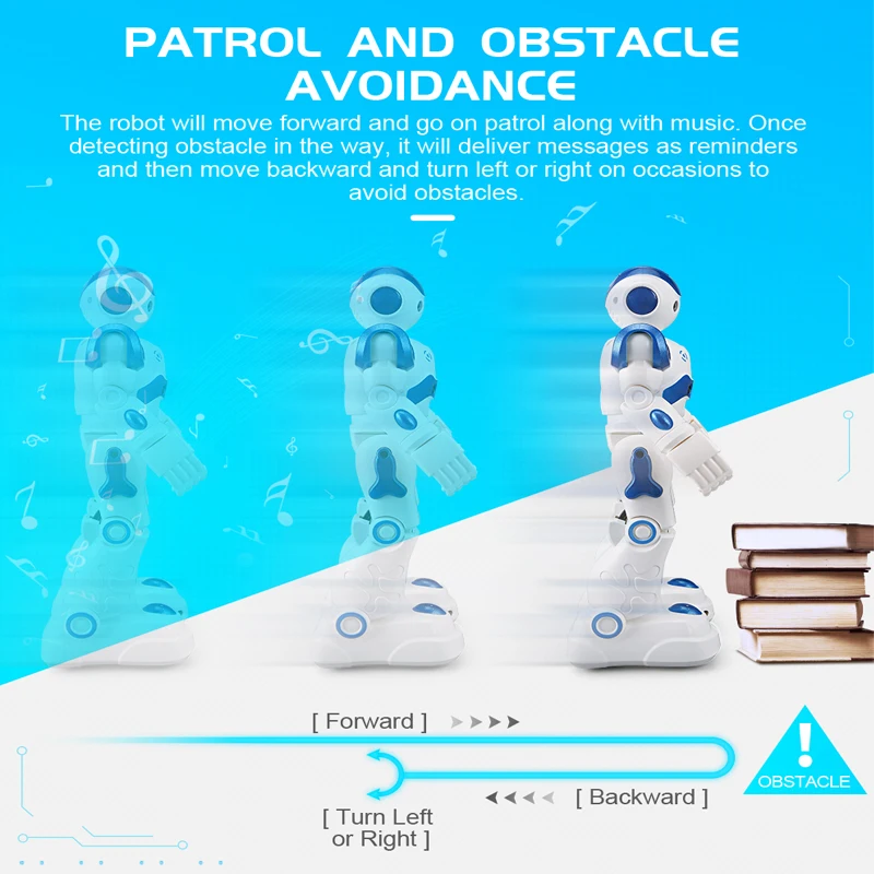 Intelligent Remote Control Robot Toy for Kids with Gesture Control