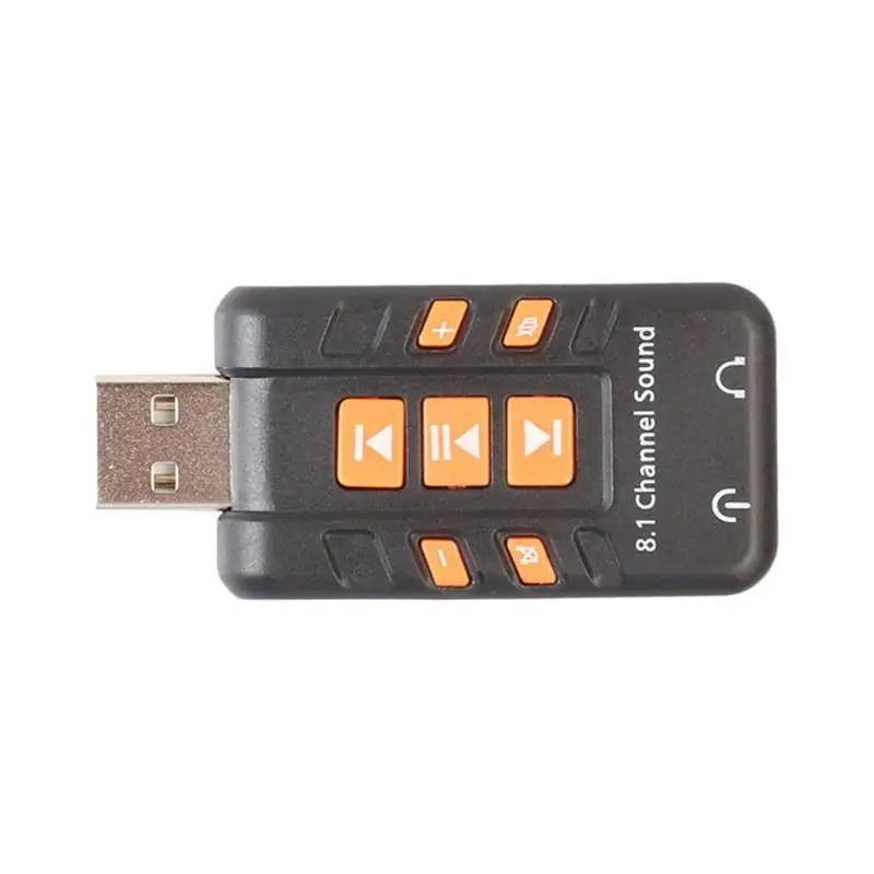 Usb звуковая карта 8 1 канальный виртуальный Ch 3D аудио адаптер Усилитель