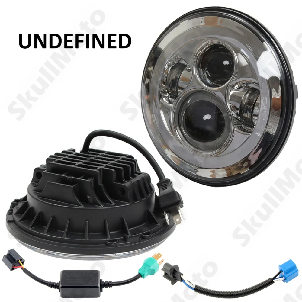 

Motorcycle Chrome 7" Projector LED Daymaker Headlight Light Lamp For Harley Touring 1994 1995 1996 1997 1998-2017 UNDEFINED
