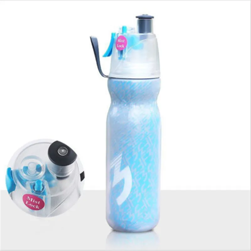 

590ML Print Vacuum Flasks Thermoses Water Drinking Misting Spray Sport Gym Outdoor arrival Bottle
