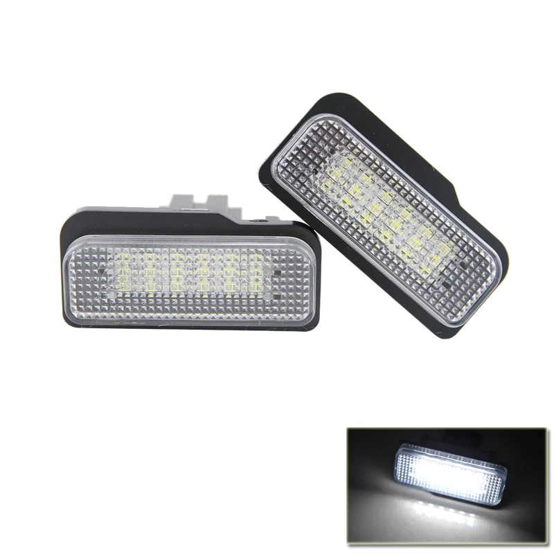 Error Free Plug-N-Play Xenon White Led Number License Plate Lights For Benz Car C E CLS Class W203 W211 W219 E550 E350 Auto Lamp Error Free Plug-N-Play Xenon White Led Number License Plate Lights For Benz Car C E CLS Class W203 W211 W219 E550 E350 Auto Lamp