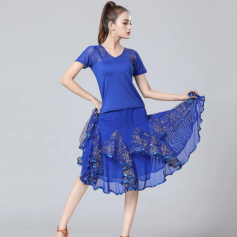 Women Ballroom Dresses Modern Standard Dance Wear Waltz Performance Dance Costume Ballroom Dance Competition Dresses