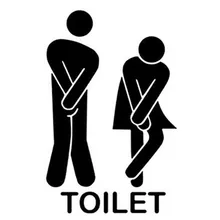 Autocollant de Toilette amovible, signe de Porte de Toilette, mignon homme et femme, toilettes, décor de famille, DIY bricolage, décoration, J10
