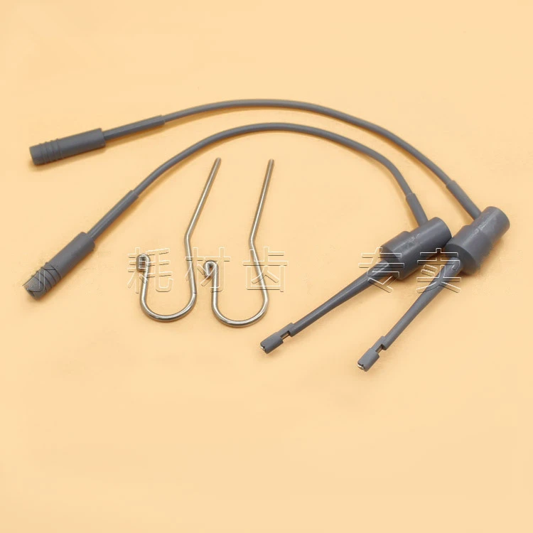 

1 Set Dental Apex locator accessories lip hook holder dental file clips