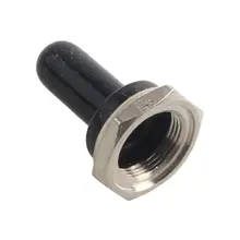 Soporte para EE. UU., 10X12mm, negro, goma, interruptor de palanca, perilla, sombrero, impermeable, tapa de arranque, ventas