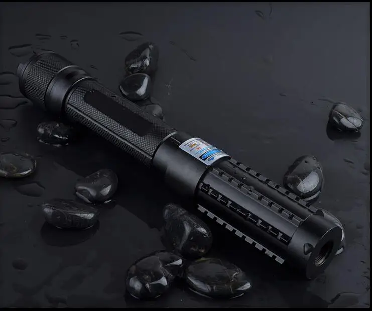 Poderoso Forte Potência Militar Ponteiro Laser Azul Queima Jogo Vela Aceso Cigarro Wicked Lazer 5000 Watt 450nm 5000000m 5in1 10 Esporte e Lazer