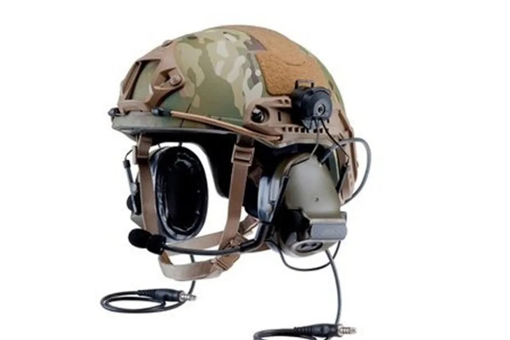 TB334 FMA PT Headset And Helmet Rail Adapter Set Black 