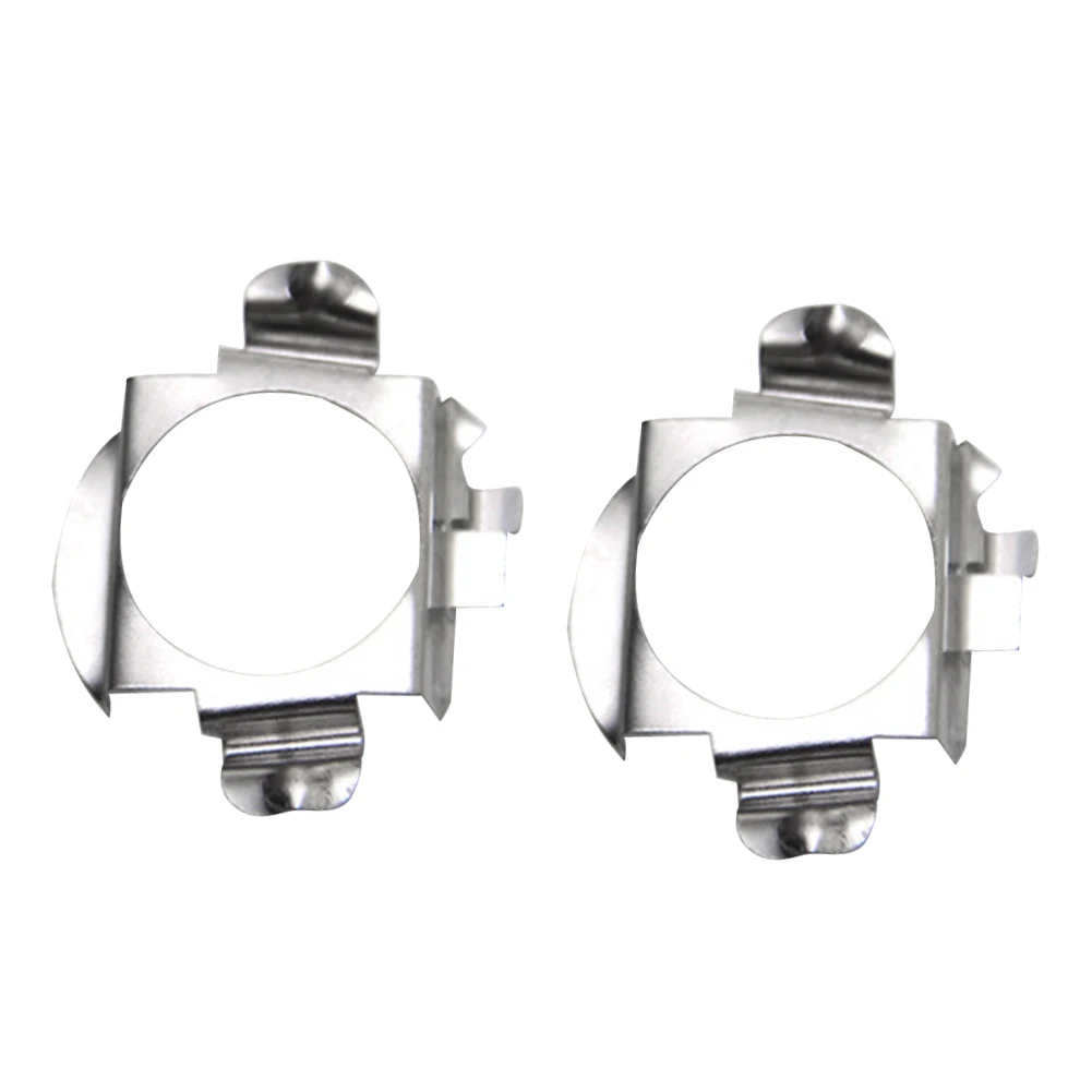 2 Pcs Socket Support Lamp Base Fitting Metal Retainer Bulb Holder Durable LED Clip Car Headlight Accessories Fixture For Benz