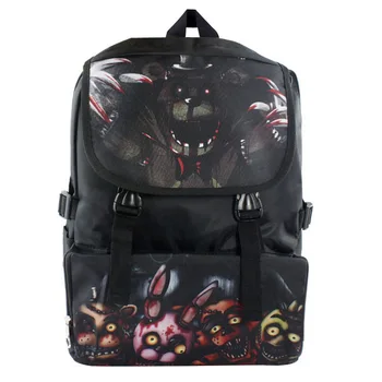 

Game Five Nights At Freddy's Characters FNAF Backpack School Shoulder Bag Black