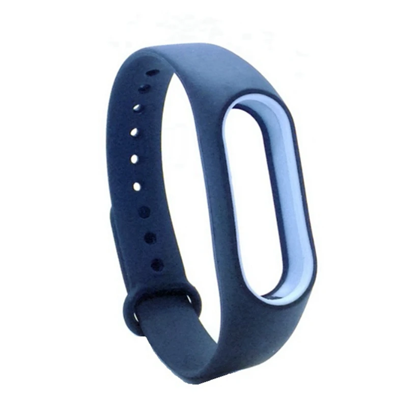 

Colorful smart strap Double Color Replace Wrist Band For Xiaomi Miband Mi band 2 Smart Band Bracelet present