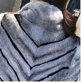 YOLANFAIRY шуба из натуральной норки женская зимняя теплая утолщенная Меховая куртка высокого качества Casacas Para Mujer Invierno 719 MF372