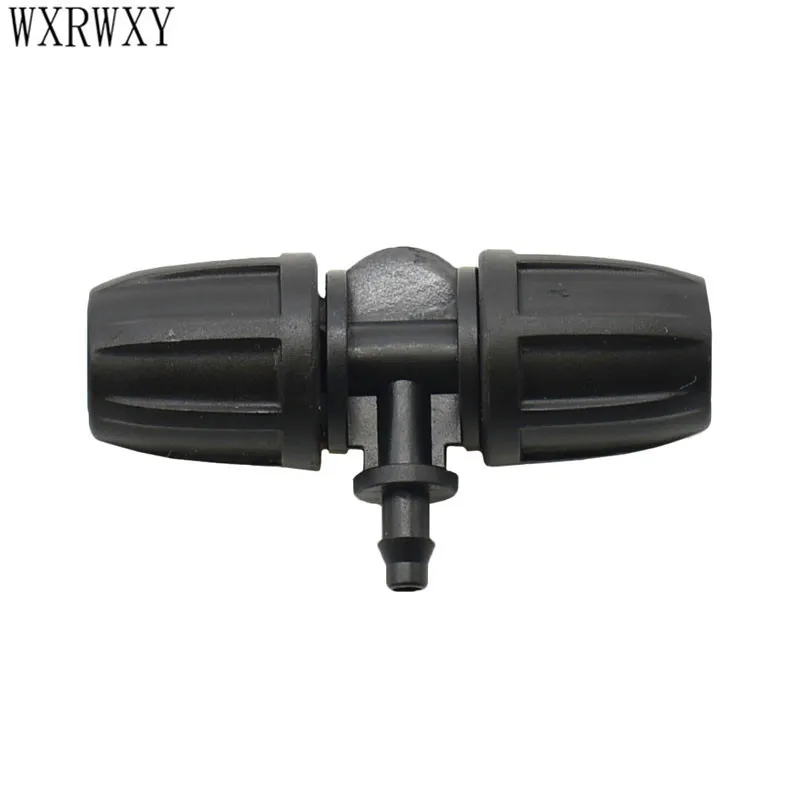 

Irrigation tee 8/11 to 4/7 reducing tee barb 3 Way Hose Thread Lock Barbed Connector 3/8 1/4 Watering System Splitters 30pcs