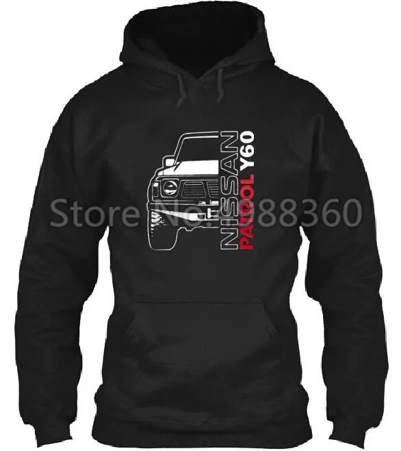 

2019 Spring New Men's Car Hoodies PATROL Nissan offroad 4x4 Y60 1 Y61 Sweatshirts Men Cotton Jacket