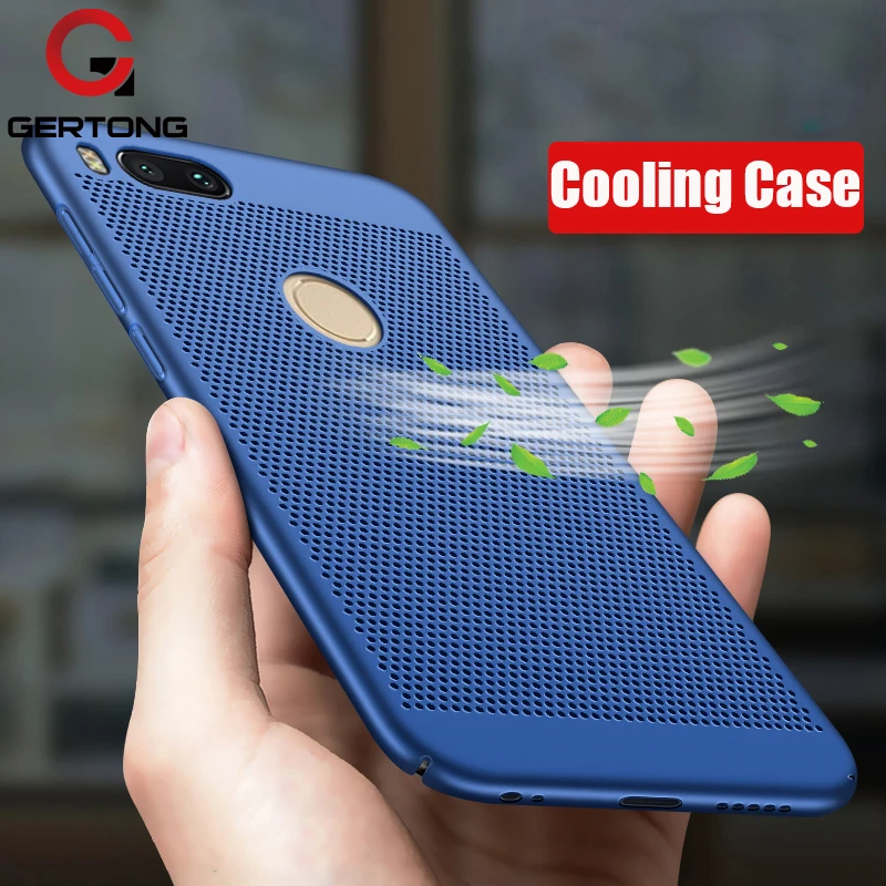 

GerTong Heat dissipation Phone Hard Back PC Case For Xiaomi Mi A1 Mi 5 5C 5S 5X Mi6 Cover Redmi 5A 4A Note 4 4X 3S Protect Cases