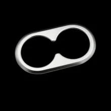 Автомобильный Стайлинг держатель стакана воды крышка отделка украшение коробки подлокотника наклейка для Honda CRV 2012