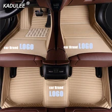 KADULEE автомобильный коврик для ног rio 4 3 sorento Niro sportage Cadenza carnival cerato k3 k4 k5 k2 сделать на заказ водонепроницаемый авто
