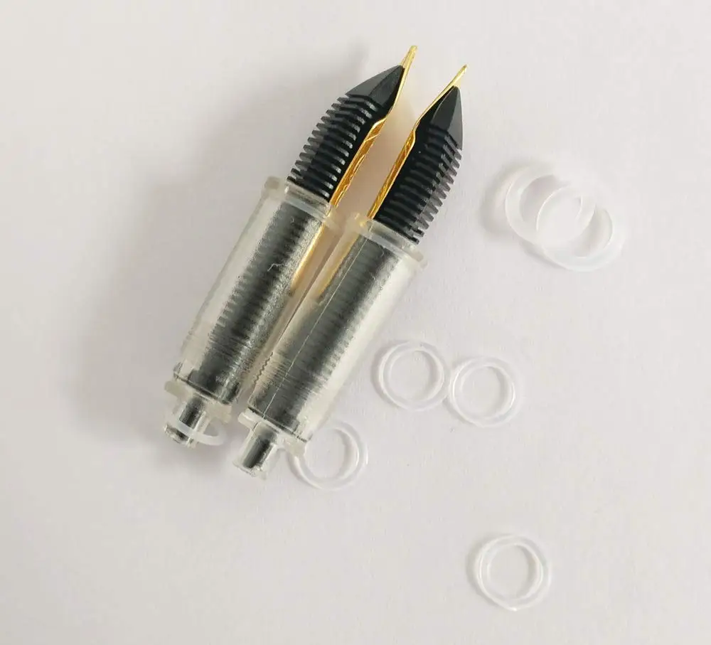 2 шт Moonman M2/Wancai перьевая ручка металлические перьевые ручки сверхтонкие и тонкие перьевые ручки 0,38 мм и 0,5 мм 2 перьевые Сменные комбинации