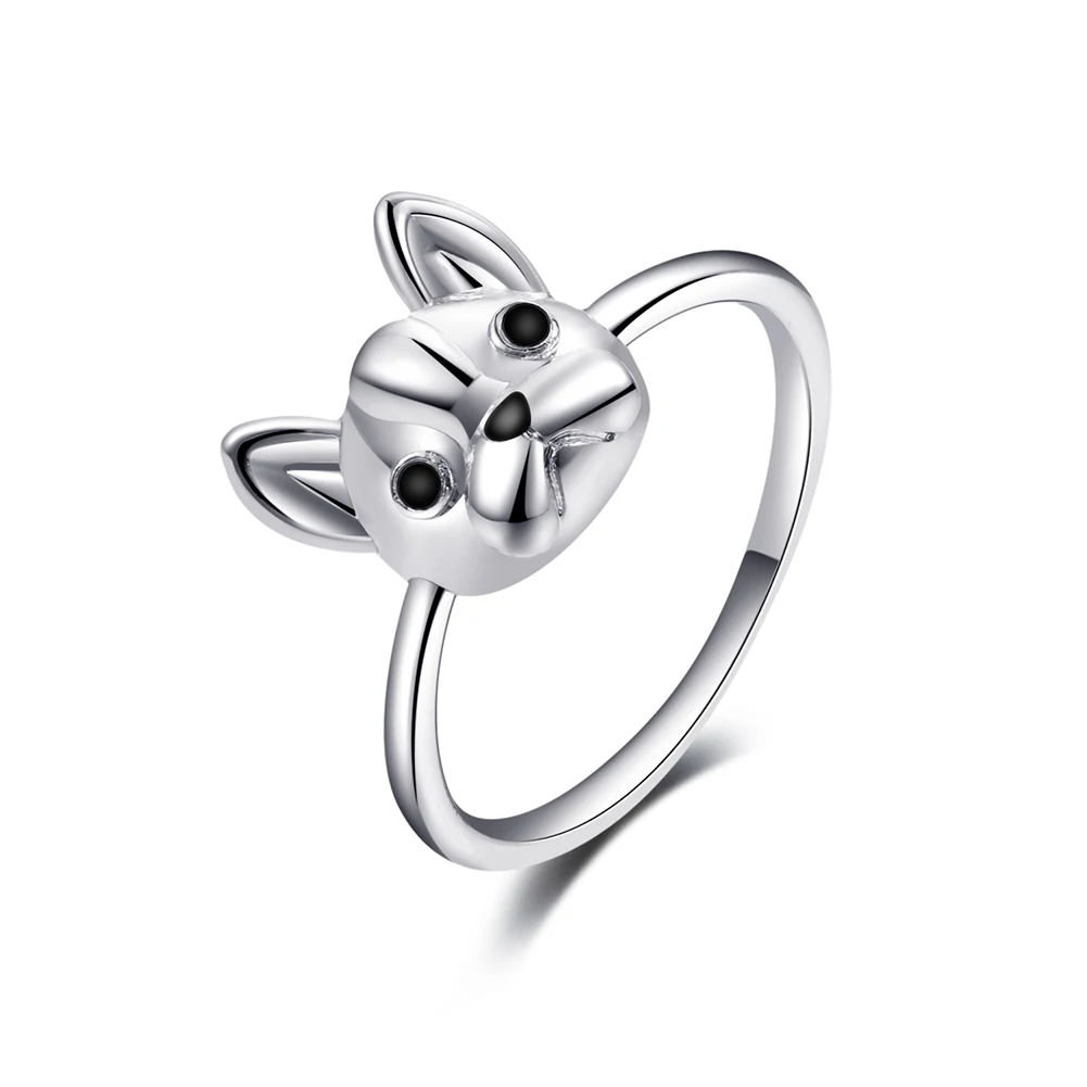 Fashion Animal shape ring small fresh and lovely puppy female creative birthday gift jewelry For Women Ring Size 6/7/8/9 | Украшения и
