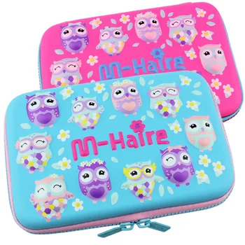 

school big pencil case lovely cartoon the owl children pencil bag kawaii schoolgirl stationery storage box pen bag escolar