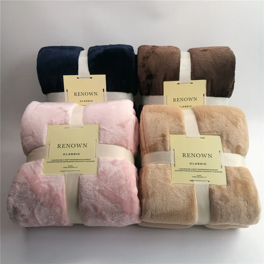 

Super Soft Pink Fleece Blankets Adult Flannel Aircraft Sofa Office Throw Blanket Towel Travel Portable Car Travel Cover Blanket