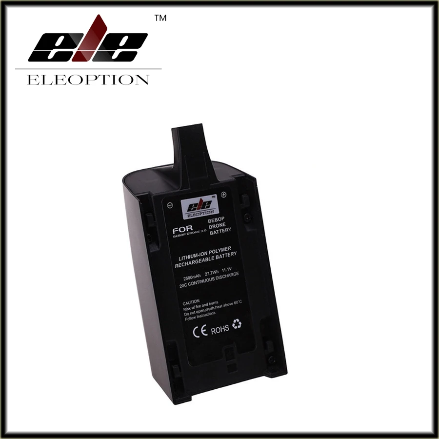 

Eleoption High Capacity 2500mAh 11.1V Powerful Li-Polymer Battery For Parrot Bebop Drone3.0 Quadcopter