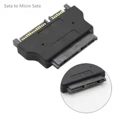 SATA 22 штекер к Micro SATA 16 pin Женский адаптер 2 упаковки 22pin к 16pin Sata к micro sata