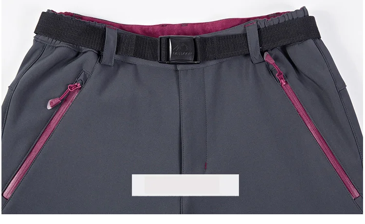 Men Hiking Pants Outdoor Softshell Trousers (15)