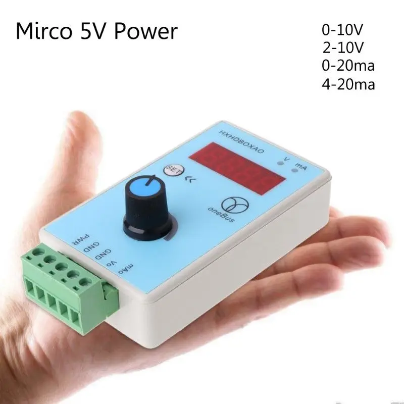 Портативный регулируемый ток Напряжение аналоговый симулятор 0-10V 2 V-10 V 0-20mA 4-20mA генератор сигналов источников выход 15 V-26 V