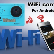 Winait портативная мини Экшн-Спортивная камера 4k 25fps 30M подводная Встроенная wifi TF карта памяти макс. до 32 Гб