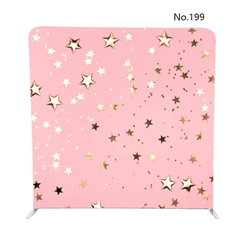 

8ft golden geometric pattern on paper texture for double sided printing on fabric pillowcase backdrop