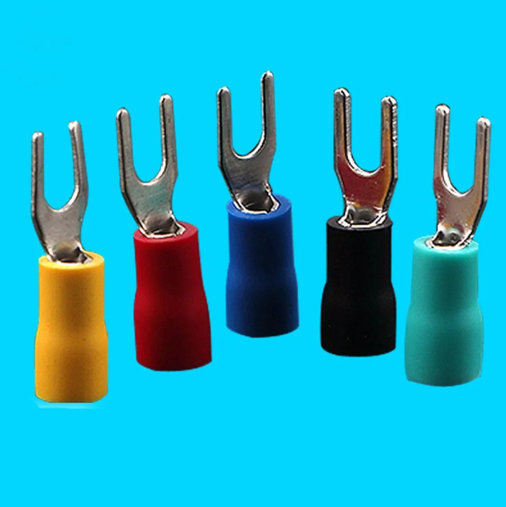 Buy 100pcs Red Connector terminal SV8 4 Crimp Terminal