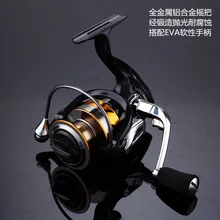 13+ 1 шарикоподшипники спиннинговая Рыболовная катушка алюминиевая ручка с ЧПУ с ручкой EVA рыболовное колесо