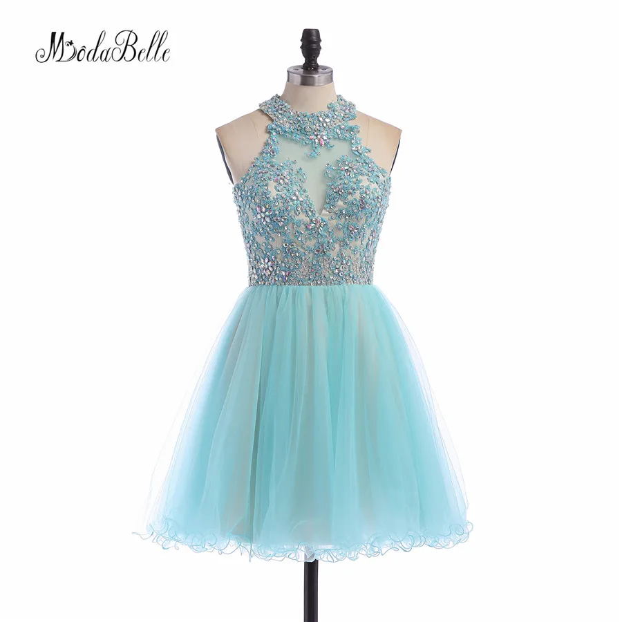 modabelle Sweet Sixteen Short Lace Beads Tulle Dresses