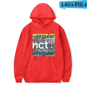 

Fashion casual Women Hoodies Korea NCT 127 Hooded 2019 Men Women loose Coolest NCT 127 Hooded printed White Sweatshirt
