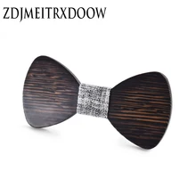 Красный Xin ручной работы модные забавные деревянные галстук-бабочка костюм с бантом свадебные Бизнес банкет Галстуки для Для мужчин Дерево галстук-бабочка s