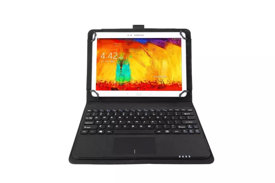 Detachable Wireless Bluetooth Keyboard With Touchpad+PU Leather Case Cover Stand for Motorola Xoom XOOM2 10.1 | Компьютеры и офис