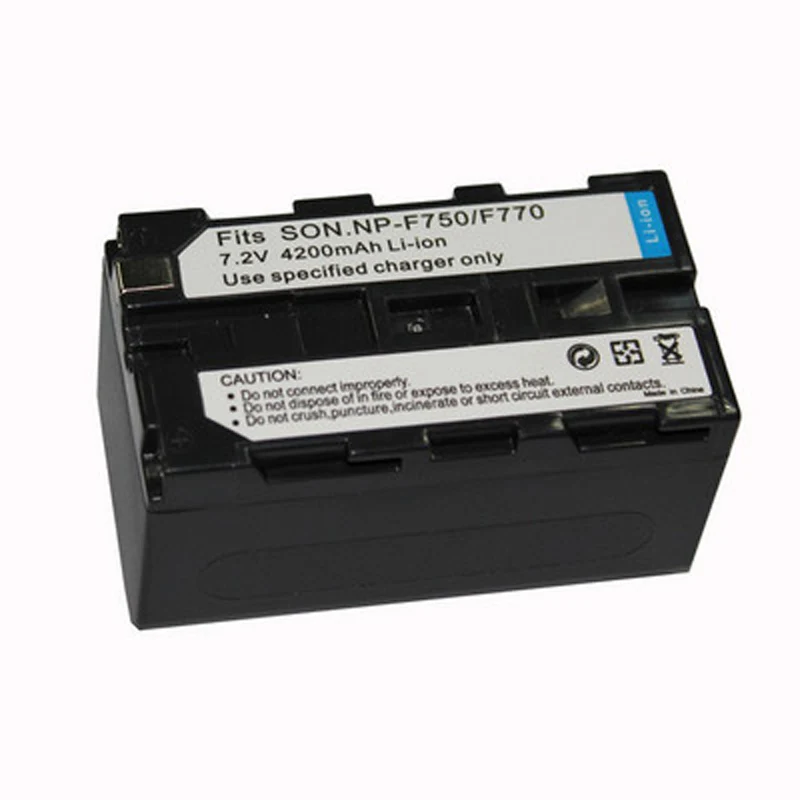 

Cncool 7.2V 4200mah NP-F750 NP-F770 Rechargeable Battery Replacement Digital Camera Batteria For Sony NP-F750 NP-F770 Battery