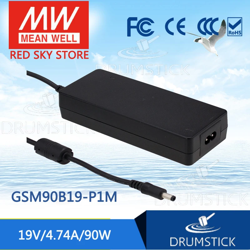 

MEAN WELL GSM90B19-P1M 19V 4.74A meanwell GSM90B 19V 90W AC-DC High Reliability Medical Adaptor