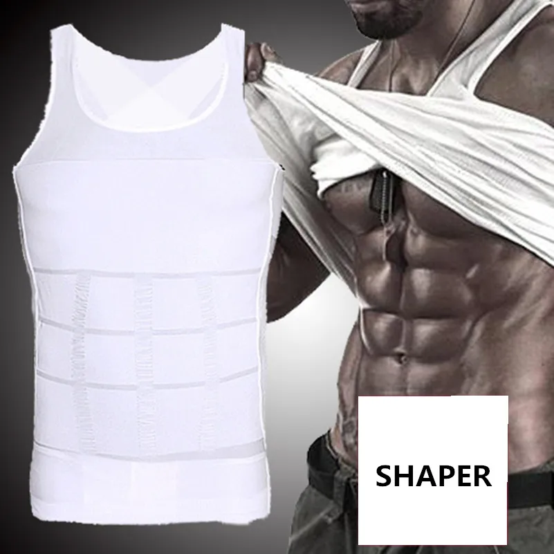 

Man Gynecomastia Shaper Boobs Compression Vest Slimming Tummy Trimmer Belly Control Shapewear Tops XXL