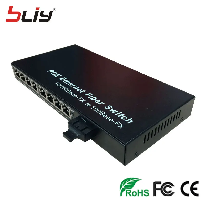 8-портовый 10/100 м Коммутатор POE питания через Ethernet PoE коммутатор для IP камеры и Wi-Fi