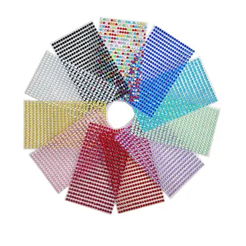

Children's toys 4mm Acrylic crystal Rhinestone Wall emulation Diamond Stickers Notebook picture frame decorative stickers