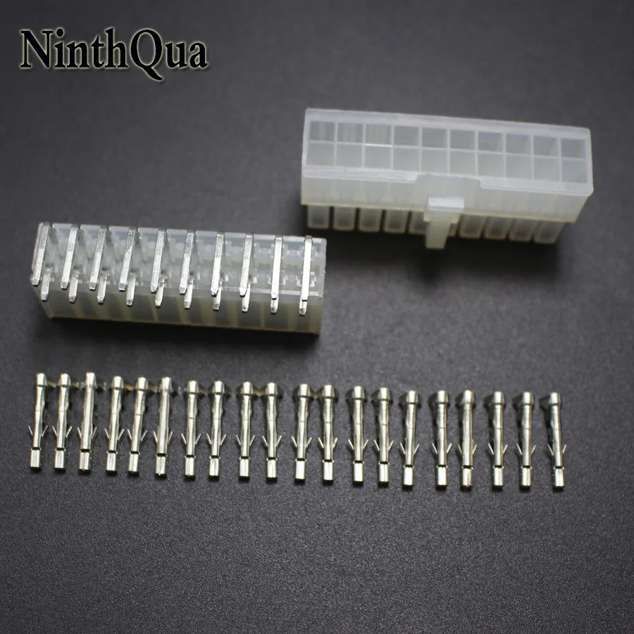 

1sets 5557 5569 20P Bend Pin Wire Terminals Electrical Connector 4.2mm 20Pin Right Angle Plug jack for Car Auto PC ATX
