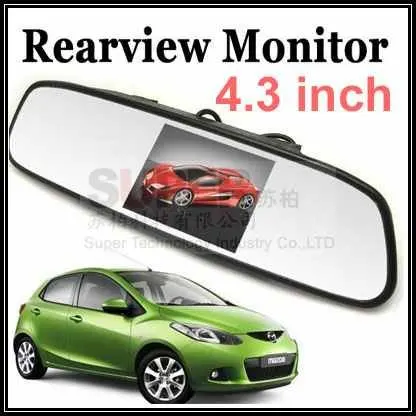 

3.5" and 4.3" TFT LCD option cctv LCD monitor display for parking view ok for car rearview mirror parking camera monitor