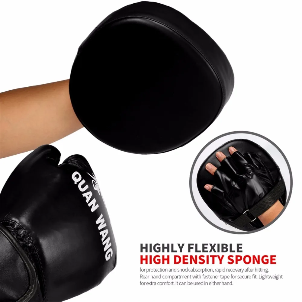 Boxing Gloves Pads For Muay Thai Kick Boxing MMA Training Boxer Hand Target Pad