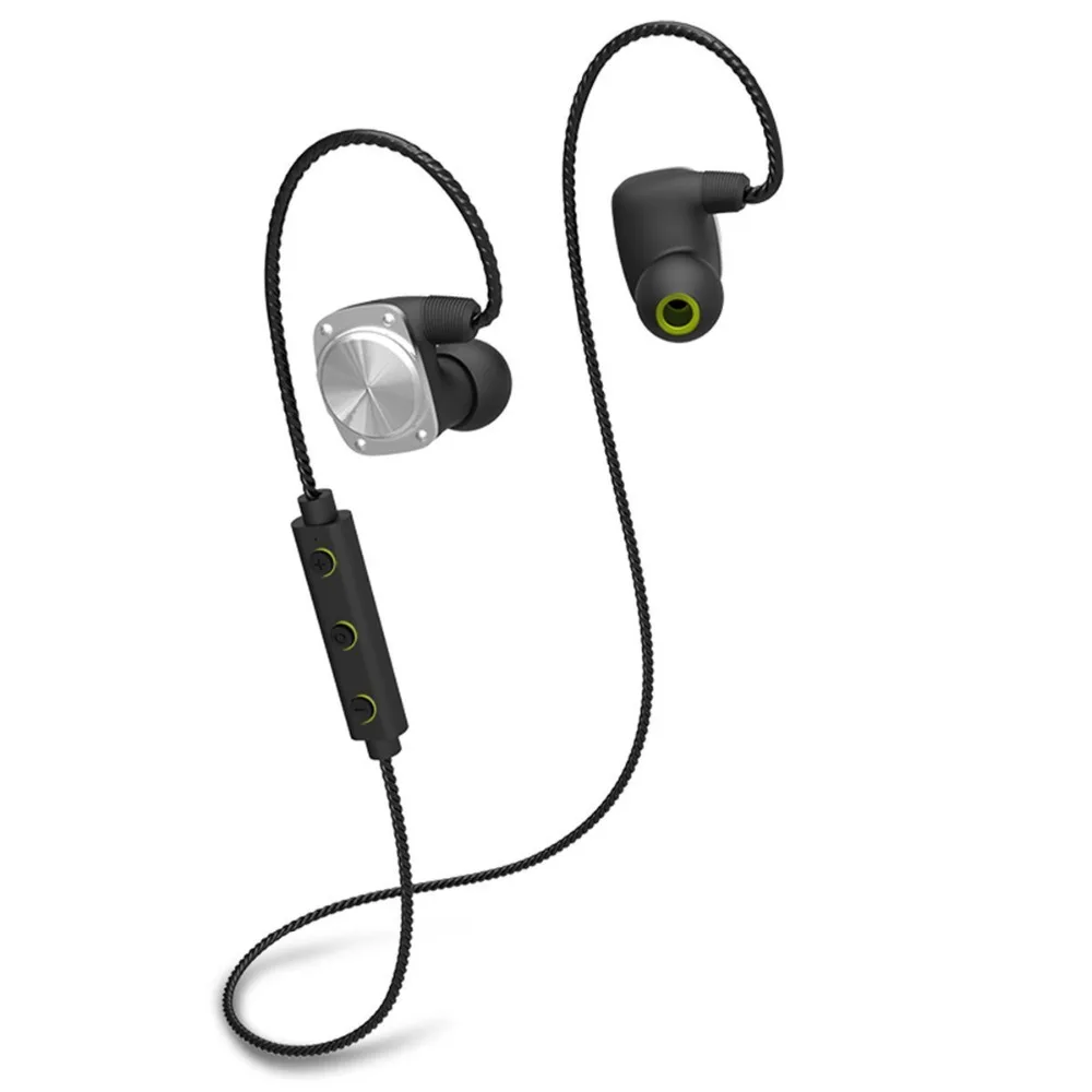 

OKCSC U6 Wireless Bluetooth 4.2 IPX6 Waterproof Earphones, Earbuds with HD Microphone Pedometer Multiple Connections