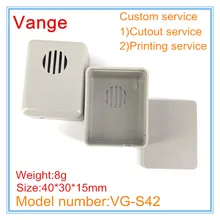 10 шт./лот литье под давлением ABS пластик Материал diy оболочка коробка 40*30*15 мм бежевый цвет для динамика продукта