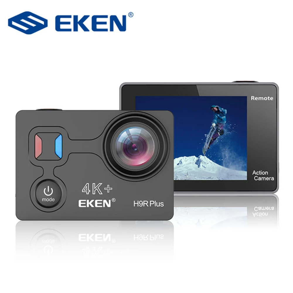 Экшн-камера eken H9R Plus 4K Ultra HD 30FPS WiFi 2," 170D Go для подводного плавания, водонепроницаемая профессиональная камера на шлем, дистанционная Спортивная камера