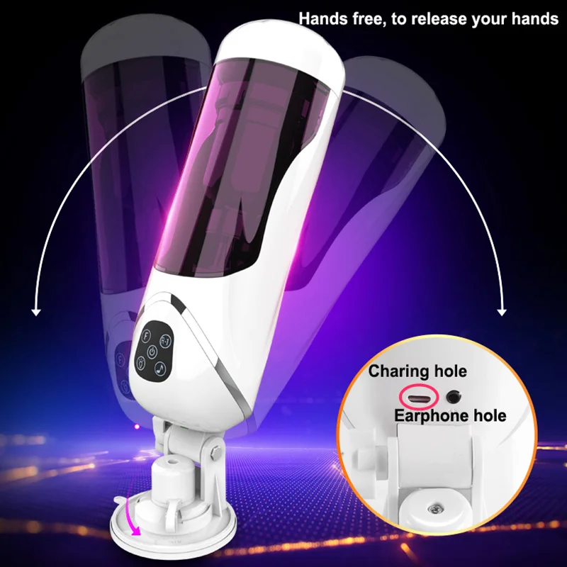 US $65.51 Best Automatic Telescopic Masturbation Cup Electric Rotating Retractable Hands Free Male Masturbator Sex Machine Sex Toy For Men