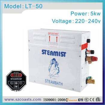 

Original Steamist 5kw 220v Steam Generator, Steam Rooms Type Sauna Bath Steamer