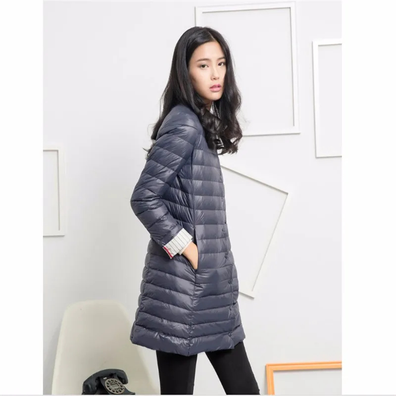 Beilaufige Ultraleicht Daunenmantel Winterjacke Damen Daunenjacken Lange Dunne Daunenjacke Dp015 Coat Down Coat Womencoat Down Women Aliexpress